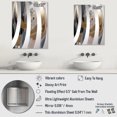 thumbnail image 4 of Designart "Infinity Rivers in Golden and Pink Abstract IV" Abstract Shapes Oversized Wall Mirror - Modern Abstract Bathroom Decorative Wall Mirror - Multiple Color Options, 4 of 6