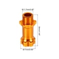 thumbnail image 2 of Hex Hub Adapter Extension Conversion with Dust Cap Plug 17mm to 30mm for 1/8 Remote Control Car(Golden), 2 of 6