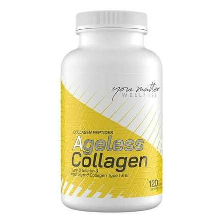 You Matter Wellness Collagen Peptides Ageless Collagen 120 Capsules