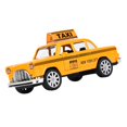 thumbnail image 3 of 1:32 Modelo De Taxi De aleación A Escala Con Función De retroceso Que Trabaja En Elantero Música De Iluminación Interior Para La Exhibición De Coleccionistas Jugar A Los, 3 of 7