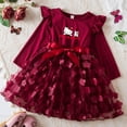 thumbnail image 1 of Hello Kitty Robes Bébé Fille Printemps Automne Enfant Manches Longues Robe Princesse Douce Robe Décontractée Nouveau-Né Fête d'Anniversaire 2-6 Ans, 1 of 7