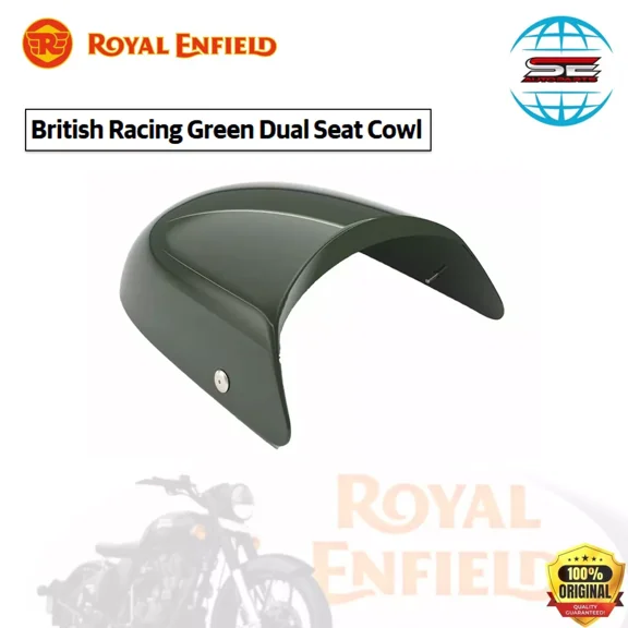 Genuine British Racing Green Dual Seat Cowl for Royal Enfield Continental GT 650