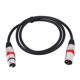 thumbnail image 2 of Cable De Audio XLR Sound XLR, Cable De Audio Macho A Hembra, Cable XLR De 3 Pines Para Mezclador De Micrófono, Con Cables Gruesos Y Conectores De Níquel, 2 of 7