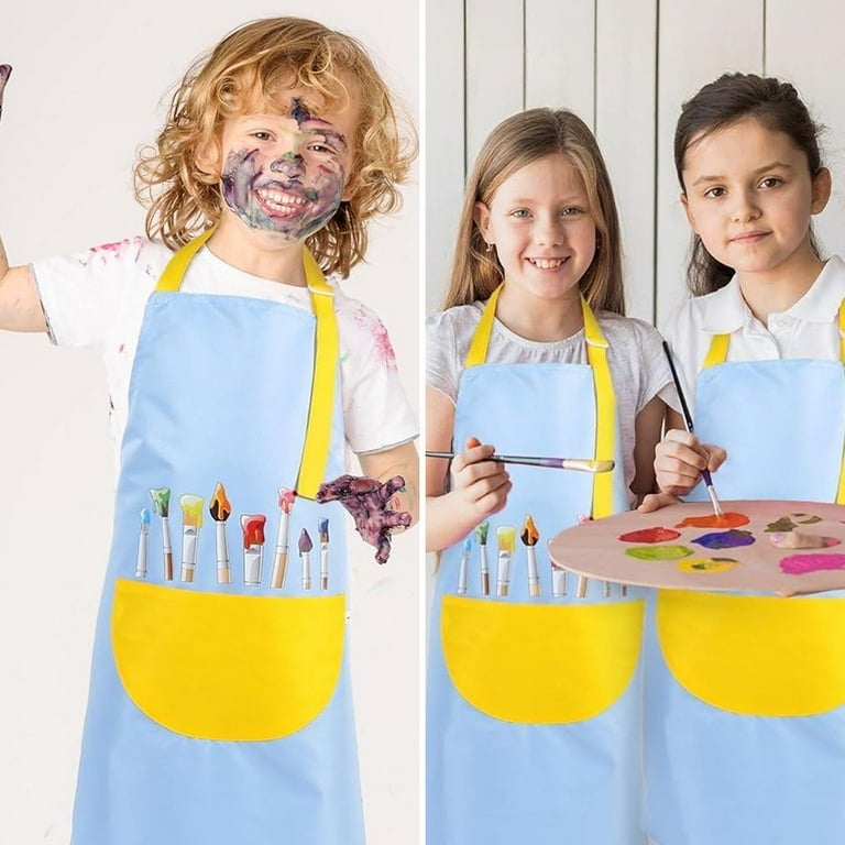 Hzzsbu Artist Painting Apron with Pocket - Waterproof Art