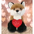 thumbnail image 5 of DolliBu I Love You Plush Super Soft Floppy Fox - Cute Stuffed Animal Fox with Red Heart Plush for Valentines, Anniversary, Romantic Date, Boyfriend, or Girlfriend Gift - 9 Inches, 5 of 6