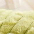 thumbnail image 5 of Taibuwu throw pillow covers 18x18 inch set of 2 fuzzy striped soft pillowcase with velvet back faux rabbit fur cushion covers decorative home decor for spring couch sofa bedroom livingroom, 5 of 6