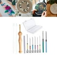 thumbnail image 4 of serony 12 Pieces DIY Punch Tools Embroidery Stitching Needle Embroidery Kit for Crafts Tool Table Cloths Making Rug Adults Knitting C, 4 of 9