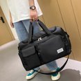 thumbnail image 4 of Bolsa De Gimnasio Oxford Gym Bag Dry Wet Separation Bolso de fin de semana de viaje de gran capacidad (negro) Hugtrwg Para Estrenar, 4 of 7