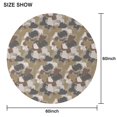 thumbnail image 6 of Camouflage Round Tablecloth 70x70in(178x178cm) – Waterproof Polyester Table Cover with Full Print Design, Wrinkle Resistant & Washable for Kitchen Dining Party Decor, 6 of 6