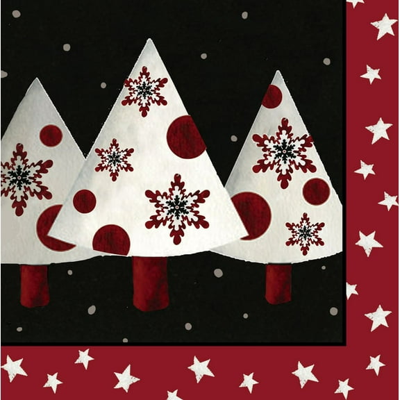 Evergreen Luncheon Napkin, Snow Much Love