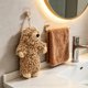 thumbnail image 5 of Bear Chenilles Hand Towel Cute Cartoons Bear Fuzzy Fuzzy Ball Hand Towel Absorbent Decorative Fuzzy Ball Hanging Towel For Bathrooms And Kitchens, 5 of 6