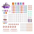 thumbnail image 2 of Juguete para hacer manualidades para niños,Kit de manualidades para juguetes para niñas,kit para hacer joyas,bricolaje para niños,Caja de kit de bricolaje 3D para niñas,kits de 362 piezas, 2 of 8