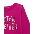 thumbnail image 2 of Garanimals Toddler Girls Raglan Tee with Long Sleeves, Sizes 18M-5T, 2 of 3