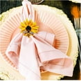 thumbnail image 4 of Napkin Rings Set of 6, Sunflower Metal Napkin Rings Holder, Fall Napkin Rings for Dinner Wedding Holiday Christmas Thanksgiving,Party Banquet Buffet Table Setting, 4 of 5