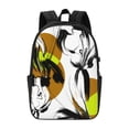 thumbnail image 2 of YFYANG 17" Laptop Backpack, Geometric Flower Doodle Fashion Travel Work Backpack with USB and Headphone Cable Interface for Men and Women, 2 of 8