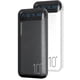 thumbnail image 1 of Power Bank Portátil de 10000mAh Cargador Delgado con 2 Salidas USB 2.4A y USB C Entrada/Salida Compatible con Huawei iPhone 16 15 14 13 12 iPad Samsung Galaxy S20 Tablet Android (Negro + Blanco), 1 of 7