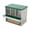 3-compartment bracketed model, variant on 6 Compartment Chicken Nesting Box - Galvanized Metal Poultry Nest with Perch Secure Lid Vented PT6009B Dark green