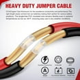 thumbnail image 2 of Nilight Jumper Cables for Car Battery 6 Gauge 16 FT Booster Cable Heavy Duty 450 A CCA Jumper Cable with Carrying Bag Jump Start Battery Kit for Pickup Vans Sedan Motorcycle, 2 of 7