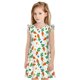 thumbnail image 1 of Fotbe Cute Carrot Vestido de Dormir para Niñas de 3 a 10 Años, Mangas Cortas, Estilo Princesa, Pijama Camisón con Mangas Voladas-XX-Large, 1 of 6