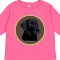 thumbnail image 4 of Inktastic Black Lab Dog Labrador Retriever Boys or Girls Long Sleeve Toddler T-Shirt, 4 of 5