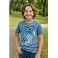 thumbnail image 3 of Stitch Chilling Boys Short Sleeve Light Blue Youth T-Shirt (US, Alpha, X-Small, Regular, Regular), 3 of 7