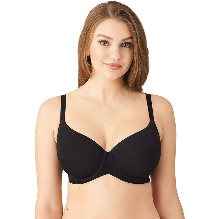 Wacoal Women's Ultimate Side Smoother Underwire T-Shirt Bra, Black, 30G,  58% Nylon, 42% Spandex By Visit the Wacoal Store 