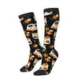 thumbnail image 2 of Balery Cat Skulls And Flowers Fun Novelty Socks Men'S Women'S Crew Socks Funny Crazy Novelty Socks Quirky And Cool Socks, 2 of 9