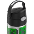 thumbnail image 3 of Botella de acero inoxidable THERMOS FUNTAINER 12 onzas con pajita aislante al vacío para niños, 3 of 3