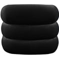 thumbnail image 3 of Meridian Furniture Roxbury Fauteuil d'Appoint en Velours Noir, 3 of 14