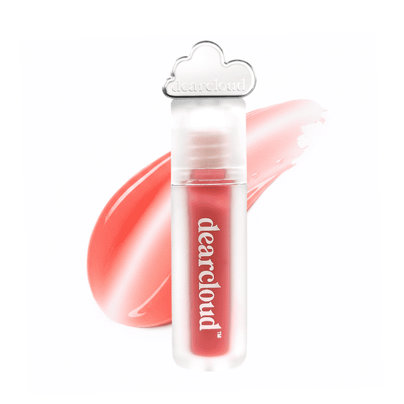 dearcloud Jelly Wave Lip Oil – Tinted Lip Gloss and Lip Gloss for Women - Korean skincare essential – Lip Oil for Women with Collagen - Candied (0.13 oz)