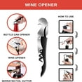 thumbnail image 5 of Jar Opener for Weak Hands, Seniors with Arthritis, 5 in 1 Multi Function Bottle Opener Lid Opener For Arthritic Hands with Non Slip Rubber Jar opener Gripper Pad and Corkscrew Wine Opener(RED), 5 of 8