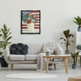 thumbnail image 2 of Stupell Americana Flag Festive Bouquet Botanical & Floral Painting Black Floater Framed Art Print Wall Art, 2 of 6