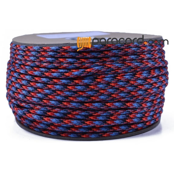 Bored Paracord Brand 550 Type III Paracord - Lava 2 - 250 Feet Spool