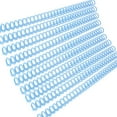 thumbnail image 1 of KW-trio Plastic Loose Leaf Binders, ABS, Ring Binding Spines, with 30-Hole Design, Assorted Colors, 10 Count, 1 of 1