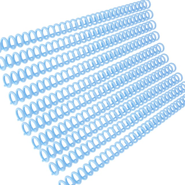 KW-trio Plastic Loose Leaf Binders, ABS, Ring Binding Spines, with 30-Hole Design, Assorted Colors, 10 Count