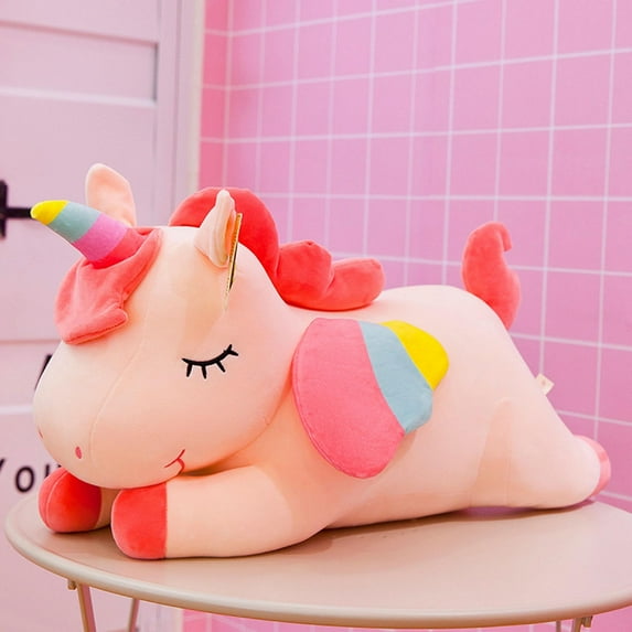 Franhais Unicorn Stuffed Animal, Cute Unicorn Plush Toy Doll Birthday Christmas Gift for Toddler Girls