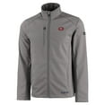 thumbnail image 2 of Men's Cutter & Buck Gray San Francisco 49ers Evoke Eco Softshell Recycled Full-Zip Jacket, 2 of 3