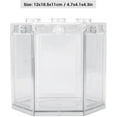 Small Beta Fish Tanks, Stackable Mini Tank Aquarium Starter Kits with