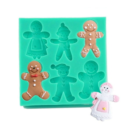

Whigetiy Silicone Chocolate Moulds Christmas Series Baking Gadget Cake Baking Accessories