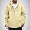 thumbnail image 6 of Dovford Men's Sherpa Hoodie Jacket Fleece Lined Zip Up Warm Hoodies Sweatshirt Winter Zipper Sweater Hooded Coat, 6 of 6