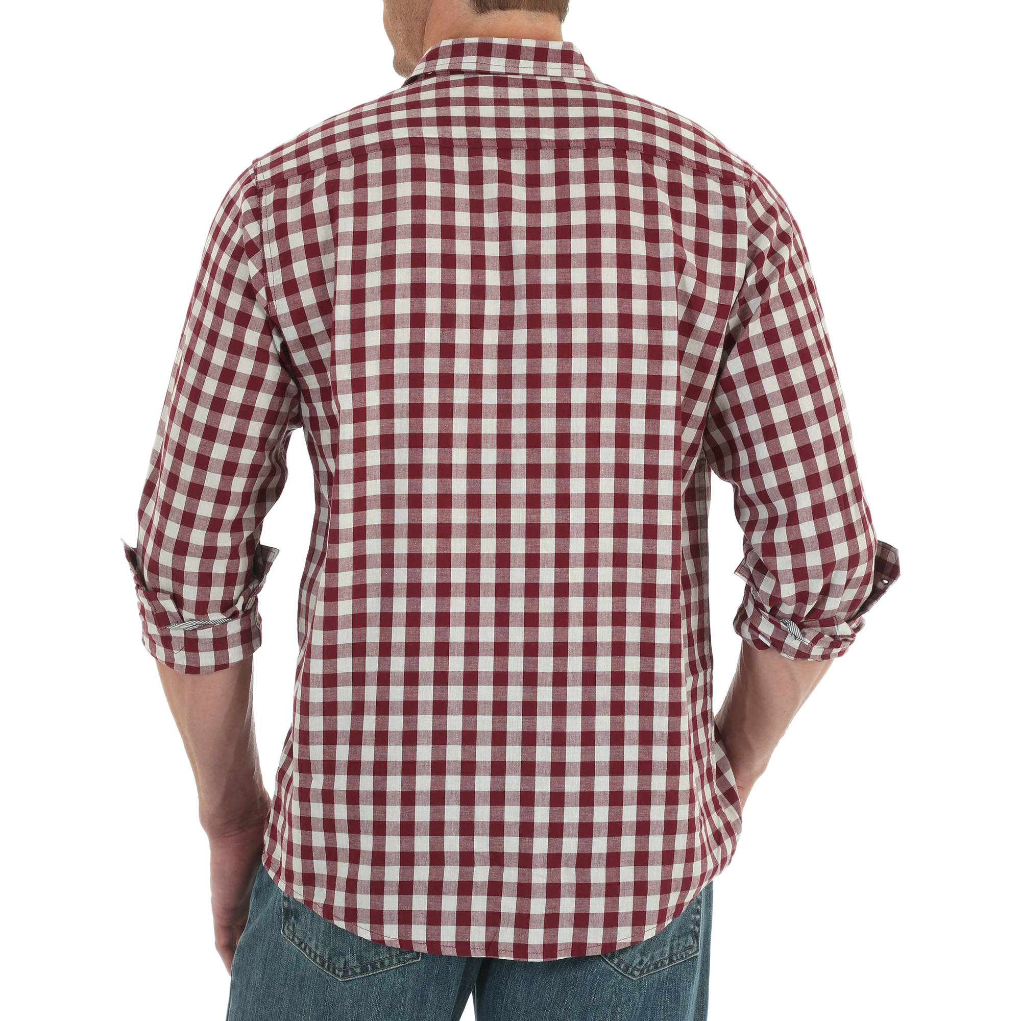 Jeans Co. Men's Long Sleeve Woven Shirt - image 2 of 2