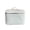 white, variant on Genuine Cowhide Leather Crocodile Grain Cosmetic Case, Women's Top-handle Storage Bag, Travel Makeup Pouch