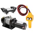thumbnail image 3 of Cabrestante Todoterreno, Cabrestante Para Vehículos De 12 V Y 4000 Lb, Práctico Para Dispositivo De Remolque, Herramienta Industrial ANGGREK Otros, 3 of 8
