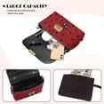 thumbnail image 4 of KUIFORTI Black Cat Small Crossbody Bag Fashion Medium Flap Crossbody Handbag with Chain Strap Hard-Wearing Comfortable Shoulder Bag for Women for Travel Daypack, 4 of 7