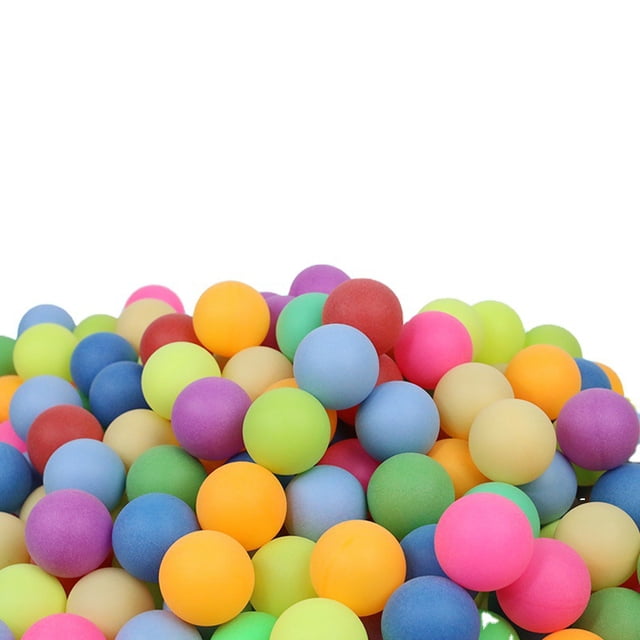 Pelotas de tenis de mesa de 40 mm, 2,4 g, colores aleatorios, 100 Uds. Para juegos, deportes al aire libre ZefeiWu 8390614827134
