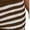 A Coffee, variant on Two Piece Sets for Women Striped Tube Top And Pant Set Women's Striped Racerback Top Elastic Waist Shorts Set Black M