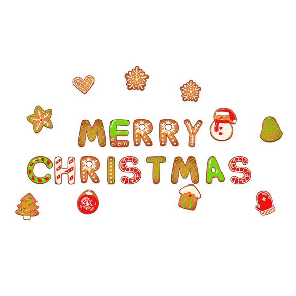 Injueey Pegatina magnética para árbol de Navidad, bendición navideña, atmósfera festiva, decoraciones navideñas magnéticas Kits de decoración para fiestas tipo+4