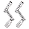 thumbnail image 4 of Swivel Drum Tuning Key, Drum Head Tuning Wrench Stainless Steel Z Shape Tuning Drum Wrench Unique Design  for Marching Drums for Square Screw Snare Drums, 4 of 8