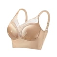 thumbnail image 4 of Afdoent Bras for Women Lace Push Up Racerback Bra Adjustable Straps Wirefree Seamless Comfy Everyday Bra, 4 of 5