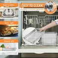 thumbnail image 4 of Toaster Oven Bakeware Set, 8-Piece Stainless Steel Small Baking Pan Set, Include 6-Inch Cake Pan/Rectangle Baking Pan/Cookie Sheet with Rack/Muffin/Loaf/Pizza Pan, Non-Toxic & Dishwasher Safe, 4 of 4